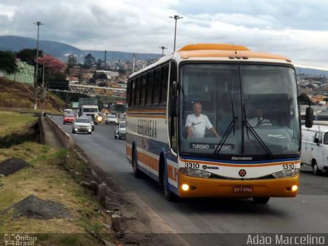 Viação Sertaneja 1310 na cidade de Belo Horizonte, Minas Gerais, Brasil, por Adão Raimundo Marcelino. ID da foto: 2438131.