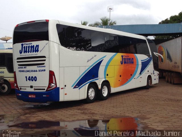 Viação Juína 1400 na cidade de Juína, Mato Grosso, Brasil, por Eduardo Benetti . Número da foto: #2436615.