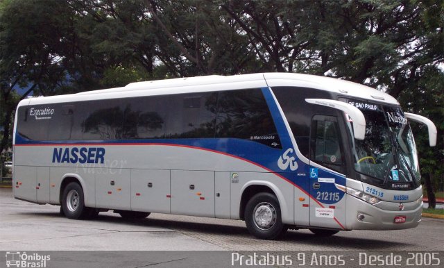 Viação Nasser 212115 na cidade de São Paulo, São Paulo, Brasil, por Cristiano Soares da Silva. ID da foto: 2438892.