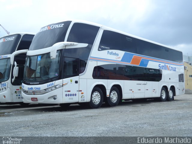 VUSC - Viação União Santa Cruz 2450 na cidade de Balneário Camboriú, Santa Catarina, Brasil, por Eduardo Machado. Número da foto: #2438532.