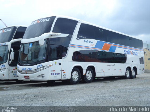 VUSC - Viação União Santa Cruz 2450 na cidade de Balneário Camboriú, Santa Catarina, Brasil, por Eduardo Machado. ID da foto: 2438532.