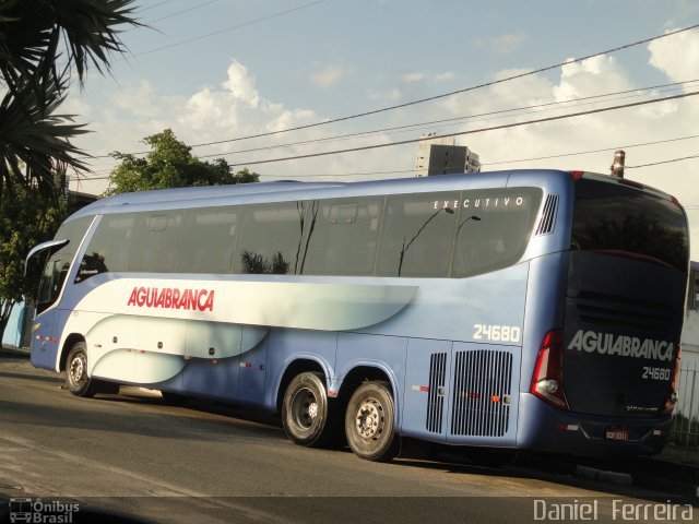 Viação Águia Branca 24680 na cidade de Feira de Santana, Bahia, Brasil, por Daniel  Ferreira. ID da foto: 2440310.