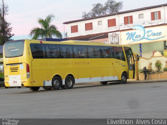 Viação Itapemirim 48135 na cidade de Três Marias, Minas Gerais, Brasil, por Elivelthon  Alves Costa. Número da foto: #2438508.