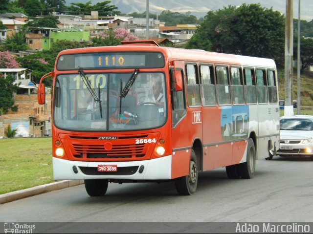 Autotrans > Turilessa 25664 na cidade de Belo Horizonte, Minas Gerais, Brasil, por Adão Raimundo Marcelino. ID da foto: 2441690.