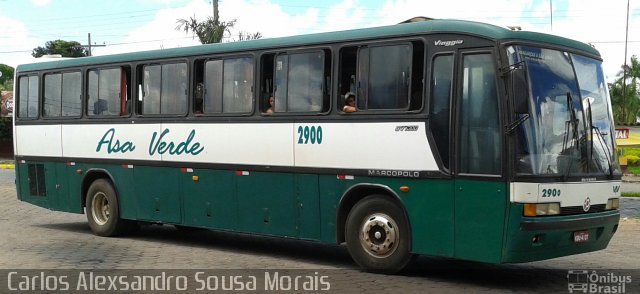 Viação Asa Verde 2900 na cidade de Piranhas, Goiás, Brasil, por Carlos Alexsandro Sousa Morais. Número da foto: #2442318.