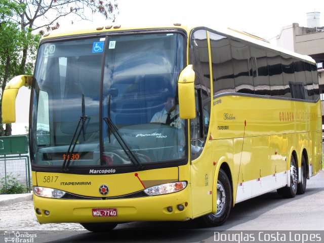 Viação Itapemirim 5817 na cidade de Rio de Janeiro, Rio de Janeiro, Brasil, por Douglas Costa Lopes. Número da foto: #2442200.