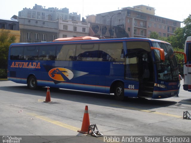 Buses Ahumada 414 na cidade de Santiago, Santiago, Metropolitana de Santiago, Chile, por Pablo Andres Yavar Espinoza. Número da foto: #2440829.