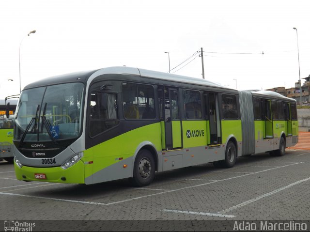 Bettania Ônibus 30534 na cidade de Belo Horizonte, Minas Gerais, Brasil, por Adão Raimundo Marcelino. Número da foto: #2441914.