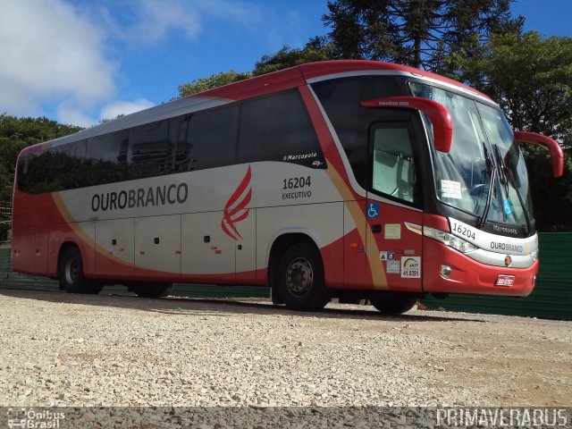 Viação Ouro Branco 16204 na cidade de Curitiba, Paraná, Brasil, por Alexandre Rodrigo. Número da foto: #2441538.