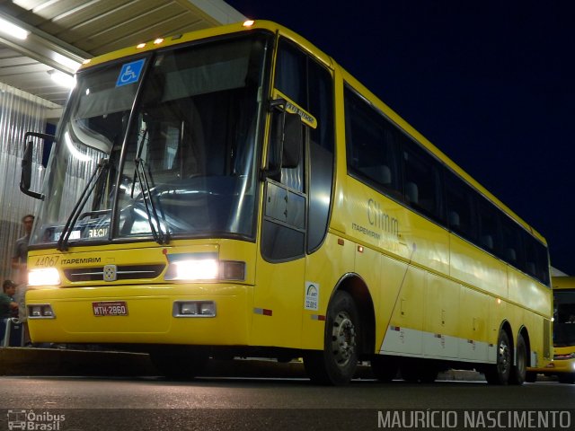 Viação Itapemirim 44067 na cidade de Belo Horizonte, Minas Gerais, Brasil, por Maurício Nascimento. Número da foto: #2442216.