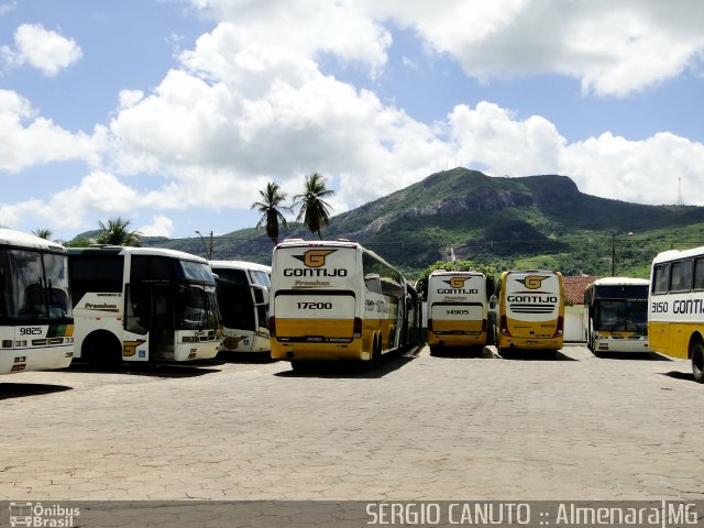 Empresa Gontijo de Transportes Garagem AMJ na cidade de Almenara, Minas Gerais, Brasil, por Sérgio Augusto Braga Canuto. ID da foto: 2442181.