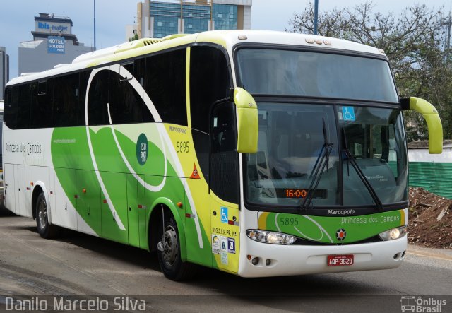 Expresso Princesa dos Campos 5895 na cidade de Curitiba, Paraná, Brasil, por Danilo Marcelo Silva. Número da foto: #2442718.