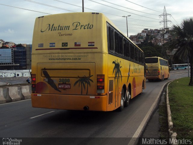 Viação Mutum Preto 3000 na cidade de Vitória, Espírito Santo, Brasil, por Matheus Mendes. ID da foto: 2442760.