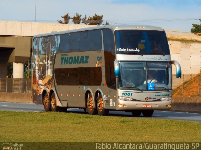 Transportes Thomaz 1001 na cidade de Guaratinguetá, São Paulo, Brasil, por Fabio Alcantara. Número da foto: #2442804.