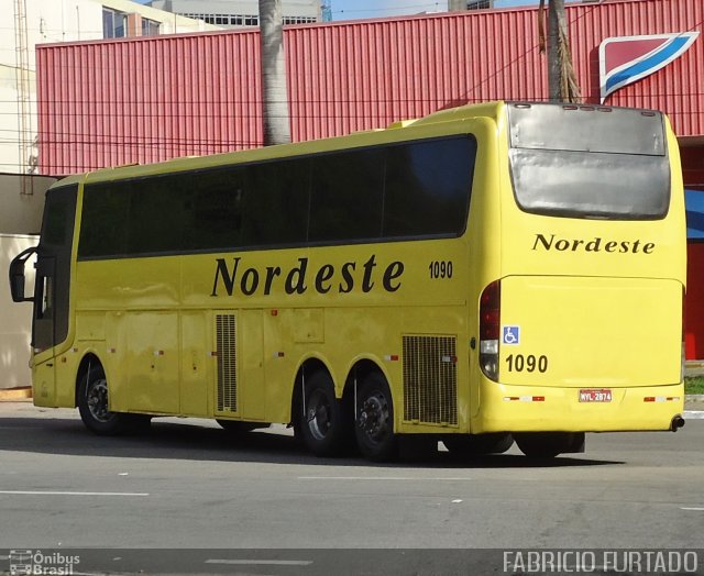Viação Nordeste 1090 na cidade de Fortaleza, Ceará, Brasil, por Francisco José e  Silva Furtado. Número da foto: #2443138.