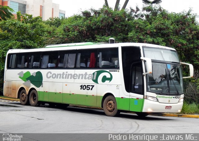 Viação Continental de Transportes 1057 na cidade de São Paulo, São Paulo, Brasil, por Pedro Henrique Gumercindo da Silva. ID da foto: 2443219.