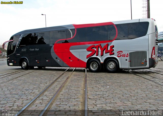 Style Bus 4500 na cidade de Santos, São Paulo, Brasil, por Leonardo Fidelli. Número da foto: #2443270.
