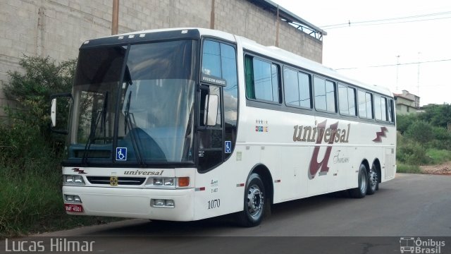 Universal Turismo 1070 na cidade de Lagoa Dourada, Minas Gerais, Brasil, por Jose Hilmar. ID da foto: 2443238.