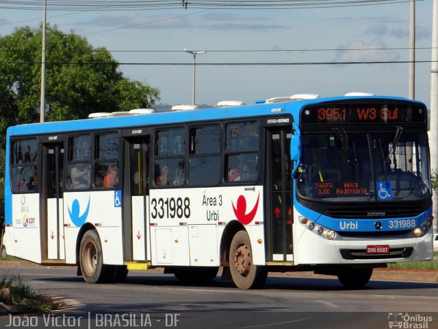 Urbi Mobilidade Urbana 331988 na cidade de Brasília, Distrito Federal, Brasil, por João Victor. ID da foto: 2445098.