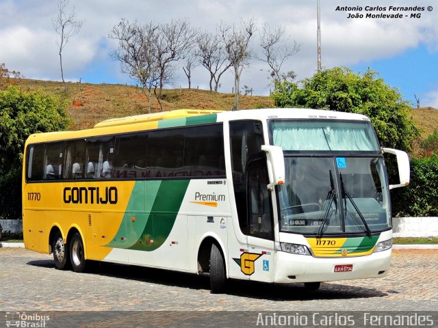 Empresa Gontijo de Transportes 11770 na cidade de João Monlevade, Minas Gerais, Brasil, por Antonio Carlos Fernandes. ID da foto: 2444591.