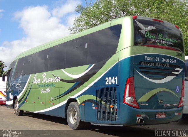 Asa Branca Turismo 2041 na cidade de Juazeiro do Norte, Ceará, Brasil, por Ruan Silva. Número da foto: #2445436.