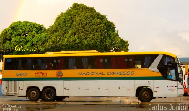 Nacional Expresso 12615 na cidade de Goiânia, Goiás, Brasil, por Carlos Júnior. Número da foto: #2444834.
