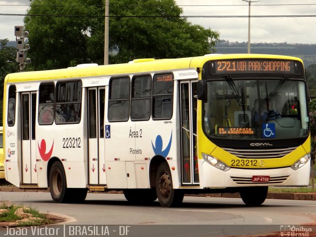 Viação Pioneira 223212 na cidade de Brasília, Distrito Federal, Brasil, por João Victor. ID da foto: 2445127.