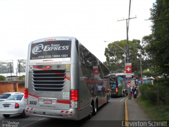Trans Express 3535 na cidade de Caxias do Sul, Rio Grande do Sul, Brasil, por Cleverton Schmitt. Número da foto: #2446172.