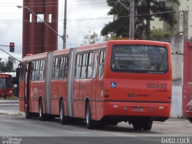 Viação Cidade Sorriso GD332 na cidade de Curitiba, Paraná, Brasil, por Alberto Selinke. ID da foto: 2446901.