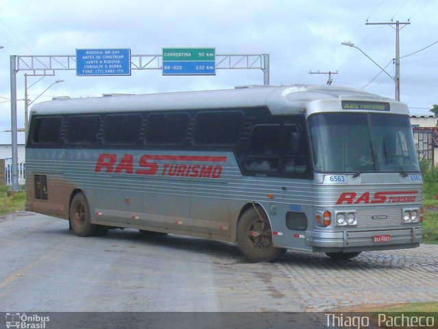 RAS Turismo 6563 na cidade de Santa Maria da Vitória, Bahia, Brasil, por Thiago  Pacheco. ID da foto: 2446858.