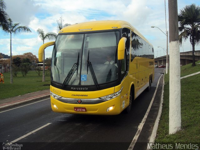Viação Itapemirim 60023 na cidade de Vitória, Espírito Santo, Brasil, por Matheus Mendes. Número da foto: #2446254.