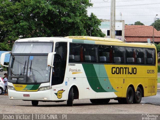 Empresa Gontijo de Transportes 12035 na cidade de Teresina, Piauí, Brasil, por João Victor. ID da foto: 2446826.