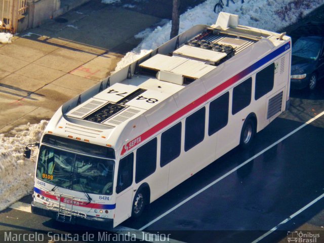 SEPTA - Southeastern Pennsylvania Transportation Autority 8474 na cidade de , por Marcelo Sousa de Miranda Júnior. ID da foto: 2447110.