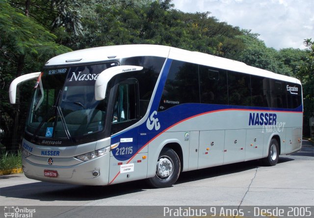 Viação Nasser 212115 na cidade de São Paulo, São Paulo, Brasil, por Cristiano Soares da Silva. Número da foto: #2446702.