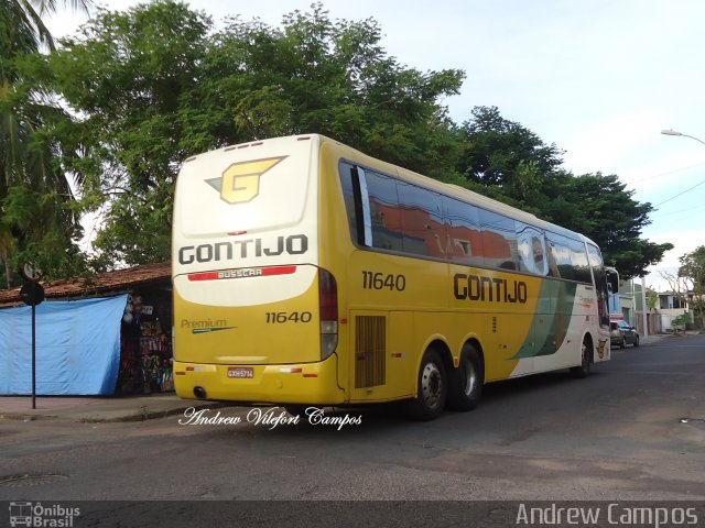 Empresa Gontijo de Transportes 11640 na cidade de Pirapora, Minas Gerais, Brasil, por Andrew Campos. ID da foto: 2446952.