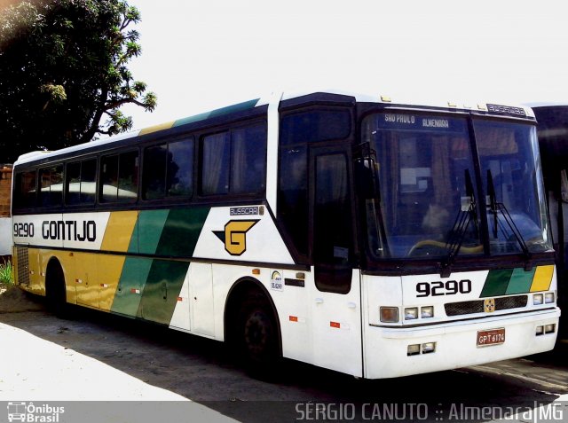 Empresa Gontijo de Transportes 9290 na cidade de Almenara, Minas Gerais, Brasil, por Sérgio Augusto Braga Canuto. ID da foto: 2445938.