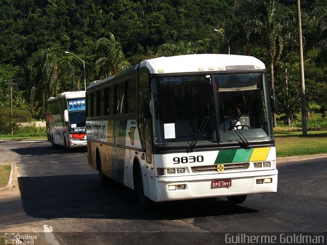 Empresa Gontijo de Transportes 9830 na cidade de Viana, Espírito Santo, Brasil, por Guilherme Goldman. ID da foto: 2449011.