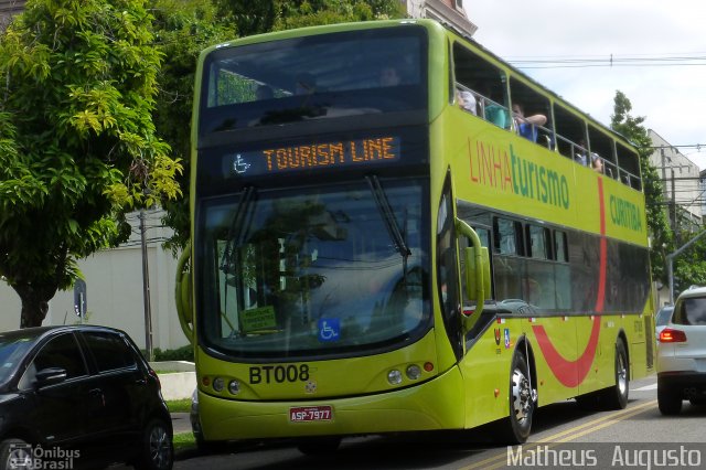 Transporte Coletivo Glória BT008 na cidade de Curitiba, Paraná, Brasil, por Matheus  Augusto. Número da foto: #2449164.