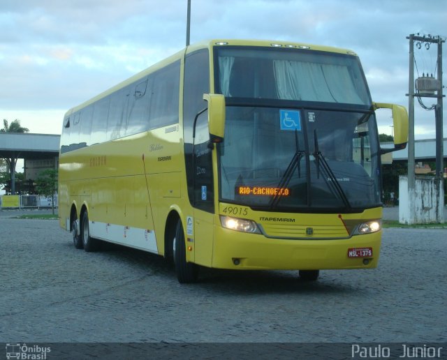 Viação Itapemirim 49015 na cidade de Campos dos Goytacazes, Rio de Janeiro, Brasil, por Paulo  Junior. Número da foto: #2448229.