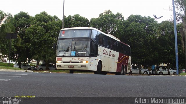 Viação São Bento Ribeirão Preto 1470 na cidade de Uberaba, Minas Gerais, Brasil, por Allen Maximiliano. Número da foto: #2449478.
