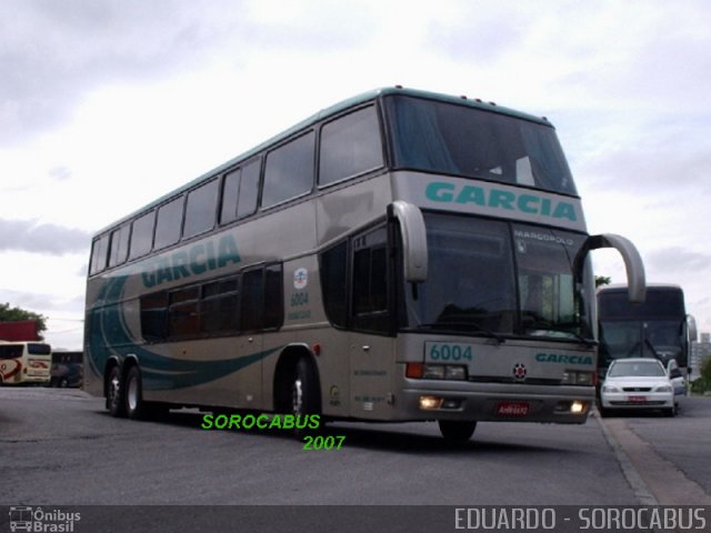 Viação Garcia 6004 na cidade de São Paulo, São Paulo, Brasil, por EDUARDO - SOROCABUS. Número da foto: #2449099.