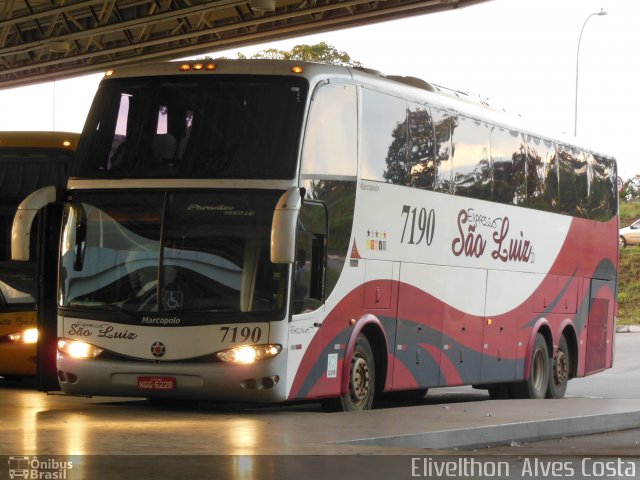 Expresso São Luiz 7190 na cidade de Brasília, Distrito Federal, Brasil, por Elivelthon  Alves Costa. Número da foto: #2449523.
