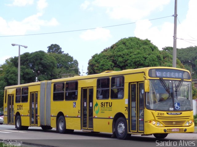 Viação Jundiaiense 2301 na cidade de Jundiaí, São Paulo, Brasil, por Sandro Alves. Número da foto: #2395934.