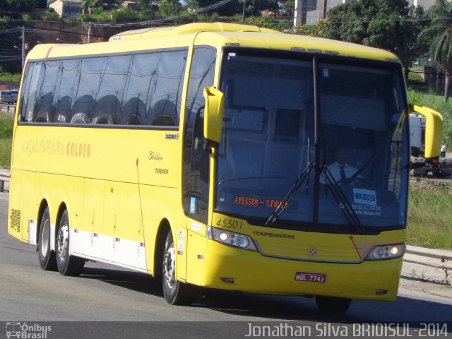 Viação Itapemirim 45501 na cidade de Jaboatão dos Guararapes, Pernambuco, Brasil, por Jonathan Silva. Número da foto: #2396111.