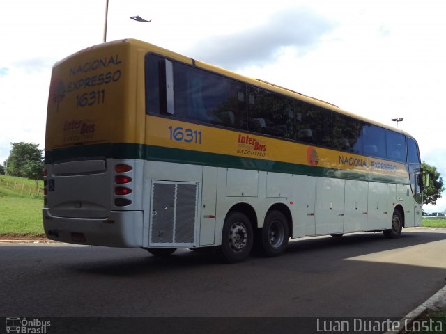 Nacional Expresso 16311 na cidade de Anápolis, Goiás, Brasil, por Luan Duarte Costa. Número da foto: #2449710.