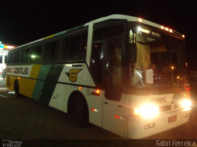 Empresa Gontijo de Transportes 9995 na cidade de João Monlevade, Minas Gerais, Brasil, por Fabri Ferreira. ID da foto: 2449952.