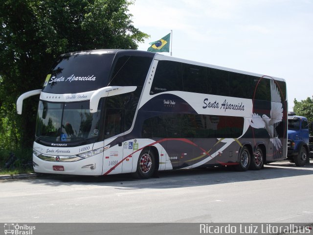 Santa Aparecida Turismo 14000 na cidade de Guarujá, São Paulo, Brasil, por Ricardo Luiz. Número da foto: #2451445.