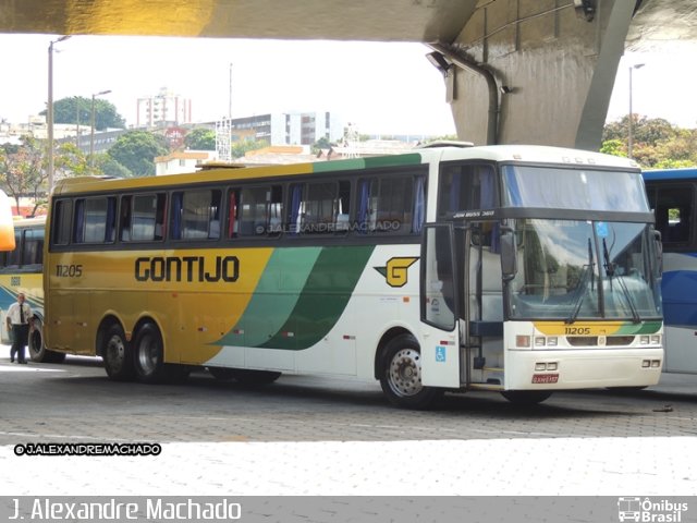 Empresa Gontijo de Transportes 11205 na cidade de Belo Horizonte, Minas Gerais, Brasil, por J. Alexandre Machado. ID da foto: 2451083.