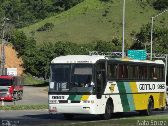 Empresa Gontijo de Transportes 9865 na cidade de Viana, Espírito Santo, Brasil, por Natã  Souza. ID da foto: 2450932.