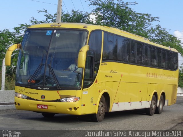 Viação Itapemirim 5069 na cidade de Aracaju, Sergipe, Brasil, por Jonathan Silva. Número da foto: #2450675.